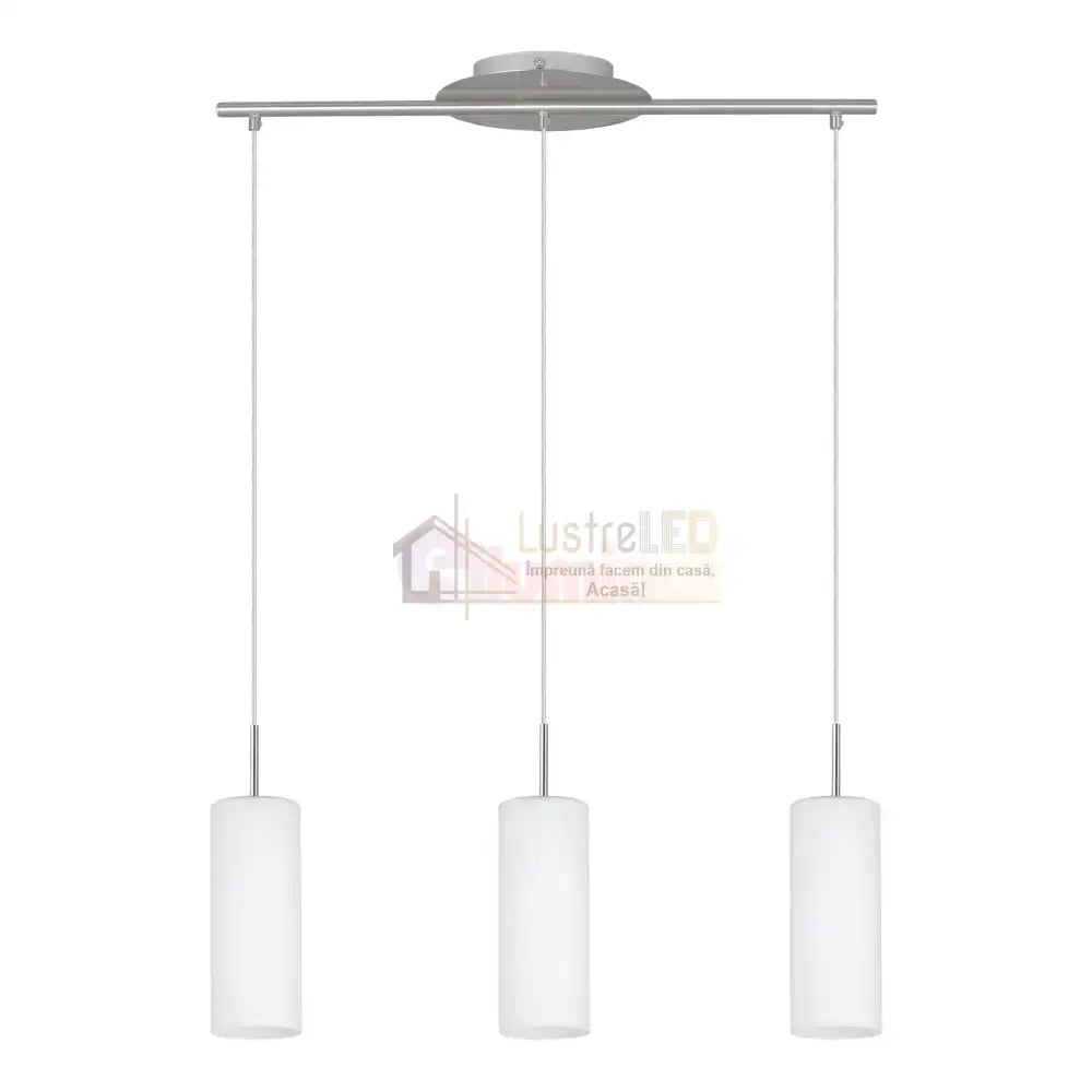 Lustra Suspendata TROY 3 Silver 110CM ARGINTIE / VINTAGE SI RETRO DESIGN / 110CM Chandeliers
