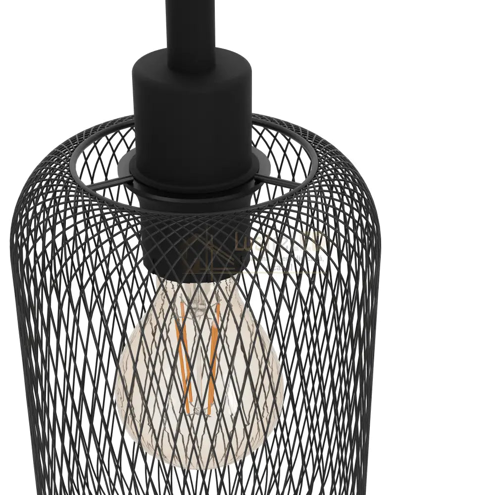 Lustra Suspendata WRINGTON Black 110CM NEAGRA / VINTAGE SI RETRO DESIGN / 110CM Chandeliers