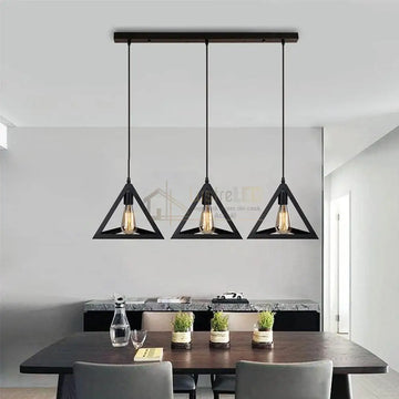 Lustra TRIANGLE Vintage Suport Liniar