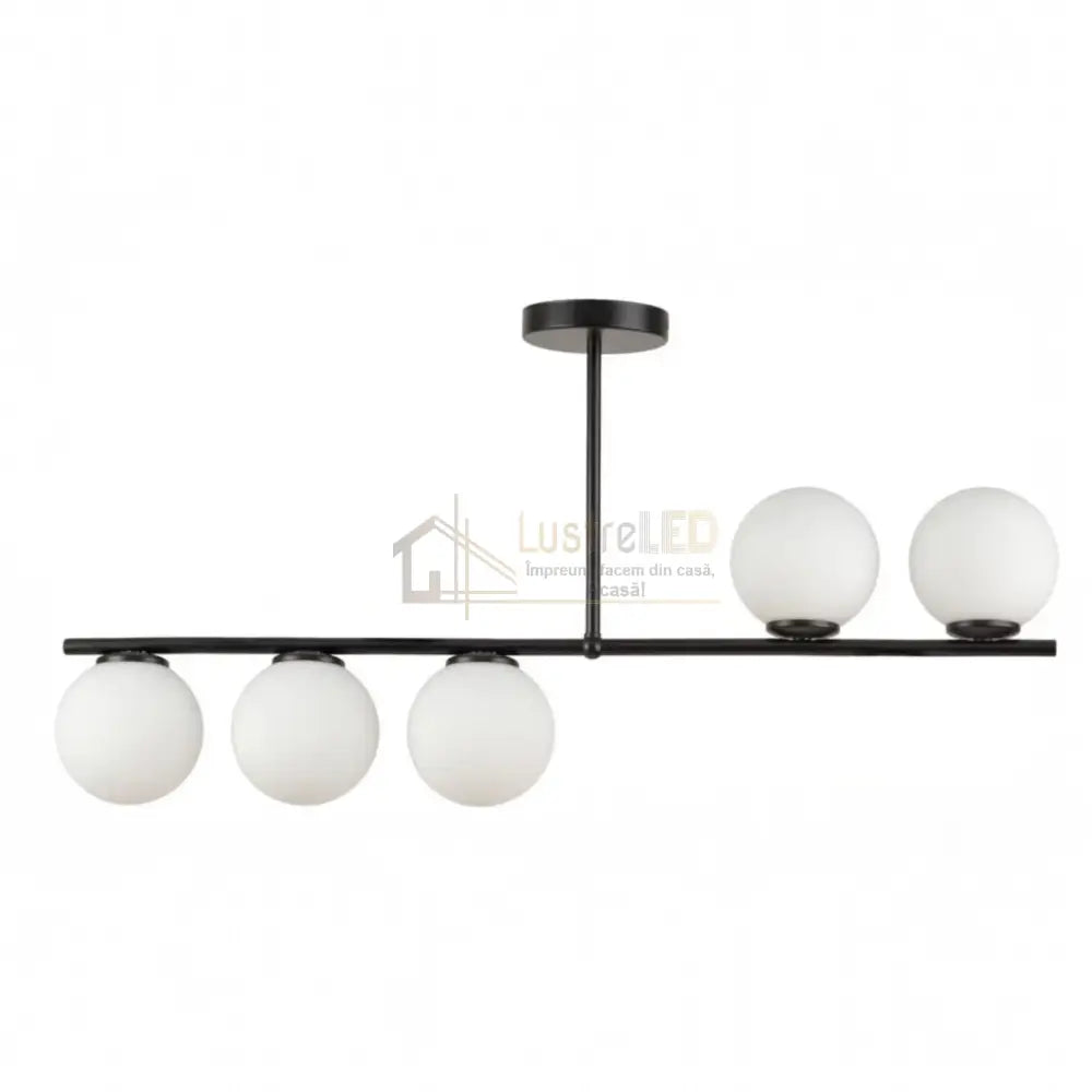 Lustra VENERA Abajur MAT BLACK 5XE27 Chandeliers