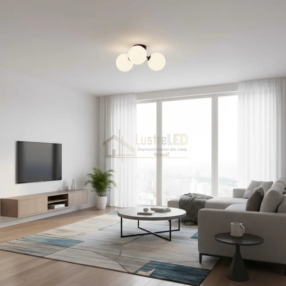 Lustra VESCA Gold Abajur Mat 3xE27 Lighting Fixtures