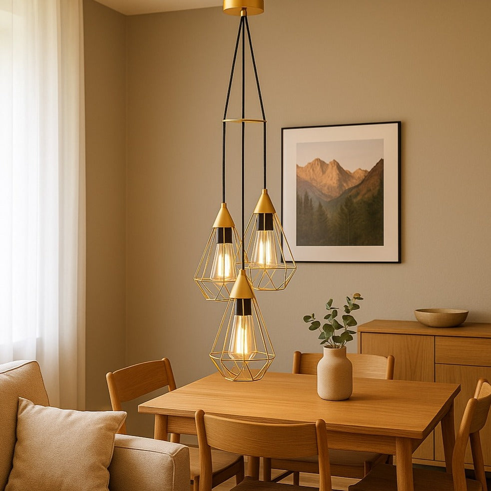 Lustra Vintage 3XE27 TARBES 43683 ALAMA / VINTAGE SI RETRO DESIGN Lighting Fixtures