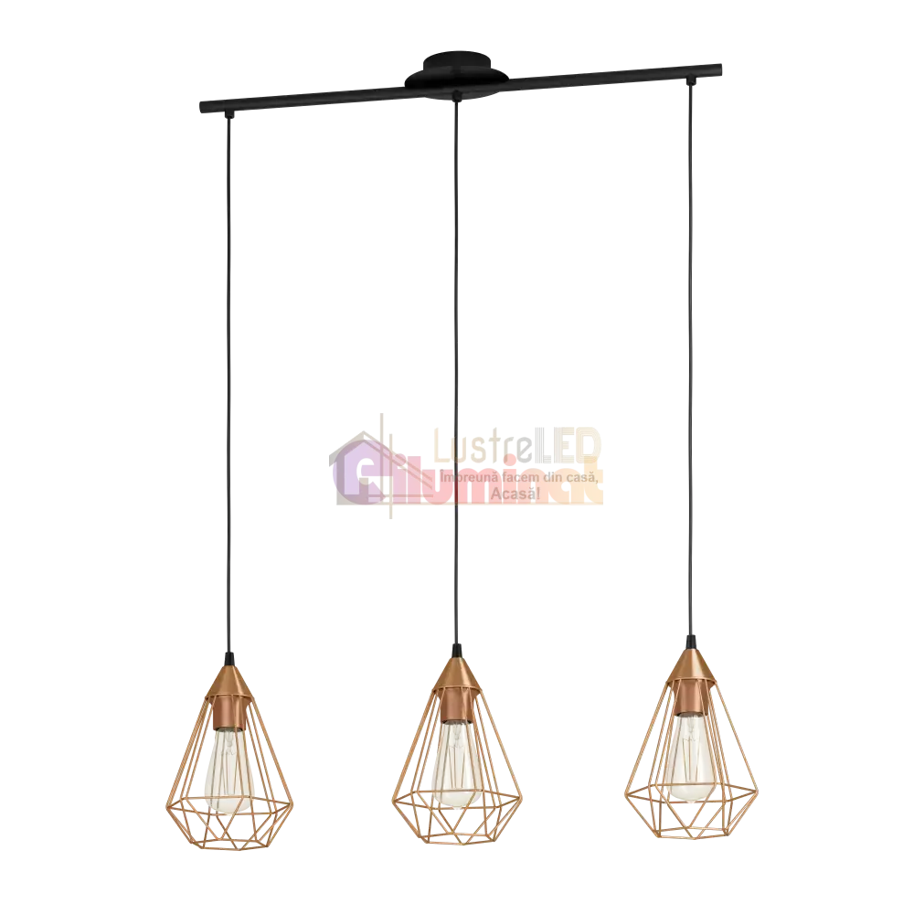 Lustra Vintage 3XE27 TARBES 94195 lustreled.ro