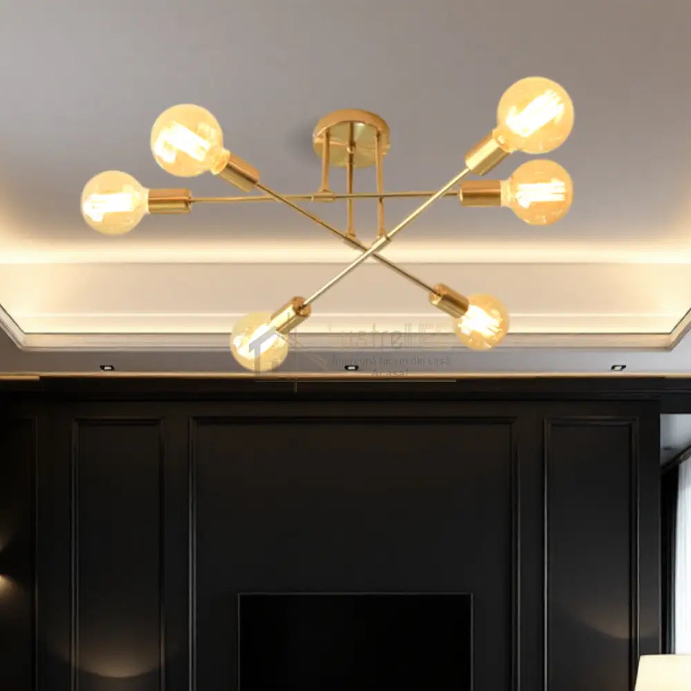 Lustra Vintage 6xE27 GOLD DC 301-6 GD AURIE / VINTAGE SI RETRO DESIGN Lighting Fixtures