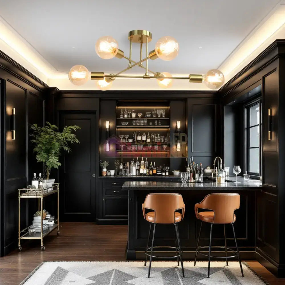 Lustra Vintage 6xE27 GOLD DC 301-6 GD