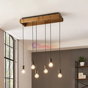 Lustra Vintage LEMN Design 3xE27 (Copy) lustreled.ro