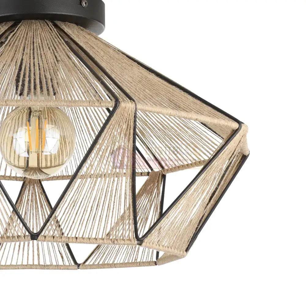 Lustra Vintage ADWICKLE Natural 44.5CM VINTAGE SI RETRO DESIGN / 44.5CM Chandeliers