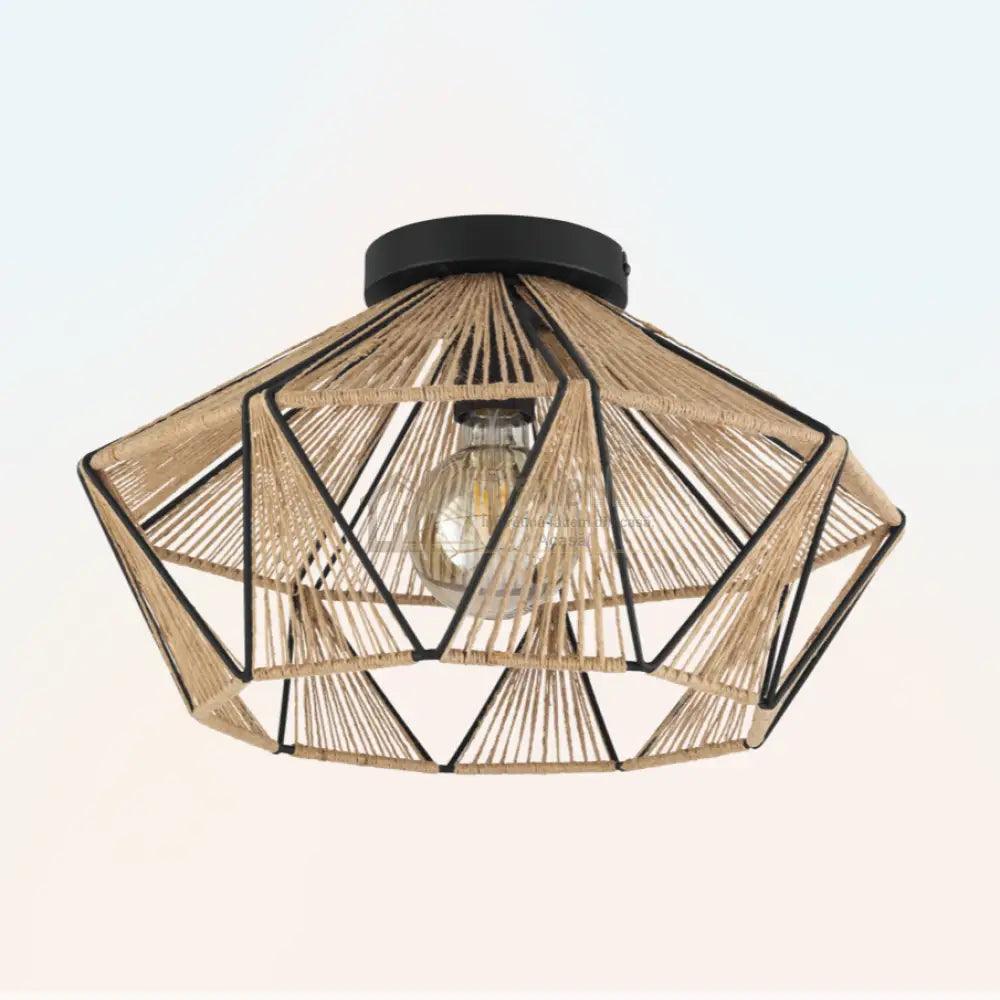 Lustra Vintage ADWICKLE Natural 44.5CM VINTAGE SI RETRO DESIGN / 44.5CM Chandeliers
