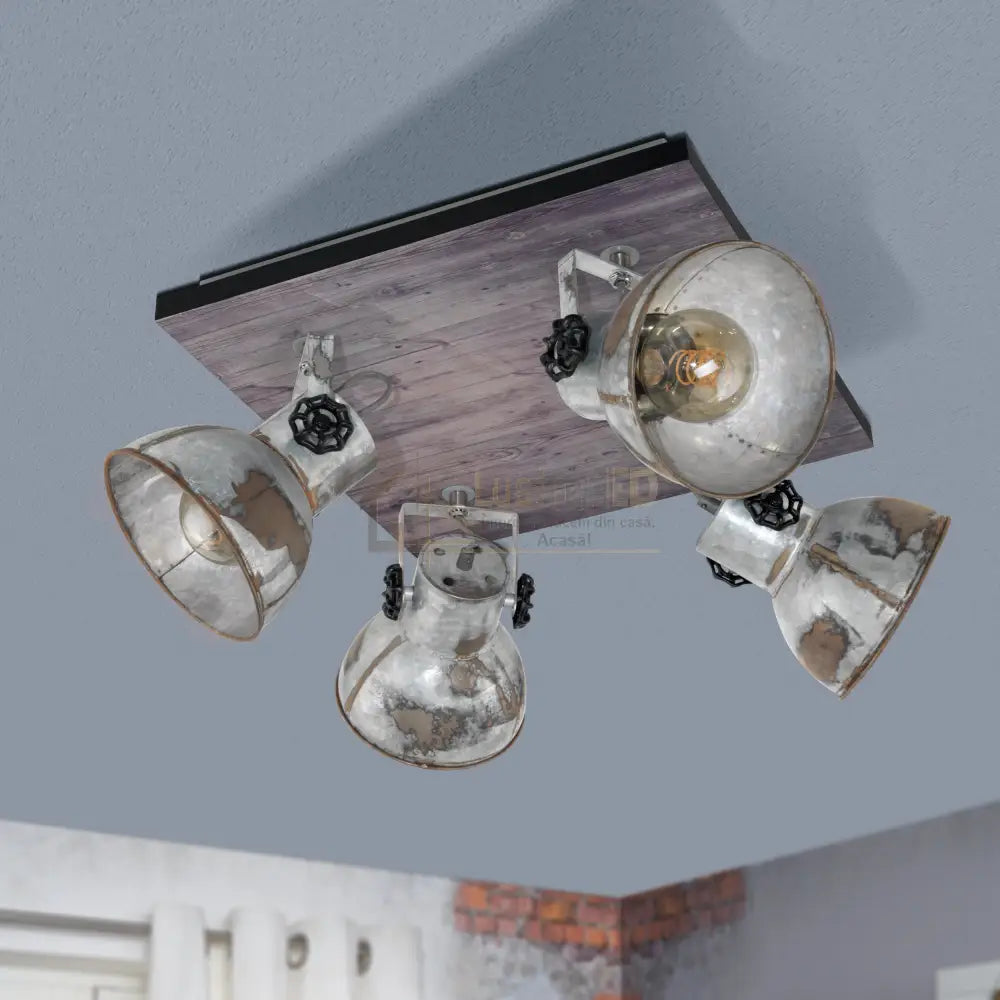 Lustra Vintage BARNSTAPLE cu 4 Spoturi 45CM VINTAGE SI RETRO DESIGN / 44.5CM Chandeliers