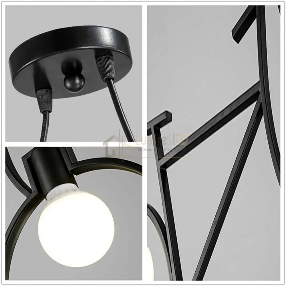 Lustra Vintage BIKE Black 2xE27 lustreled.ro