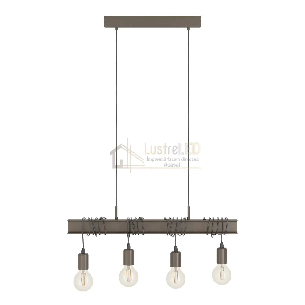 Lustra Vintage Brown TOWNSHEND 4 EGLO Lighting Fixtures