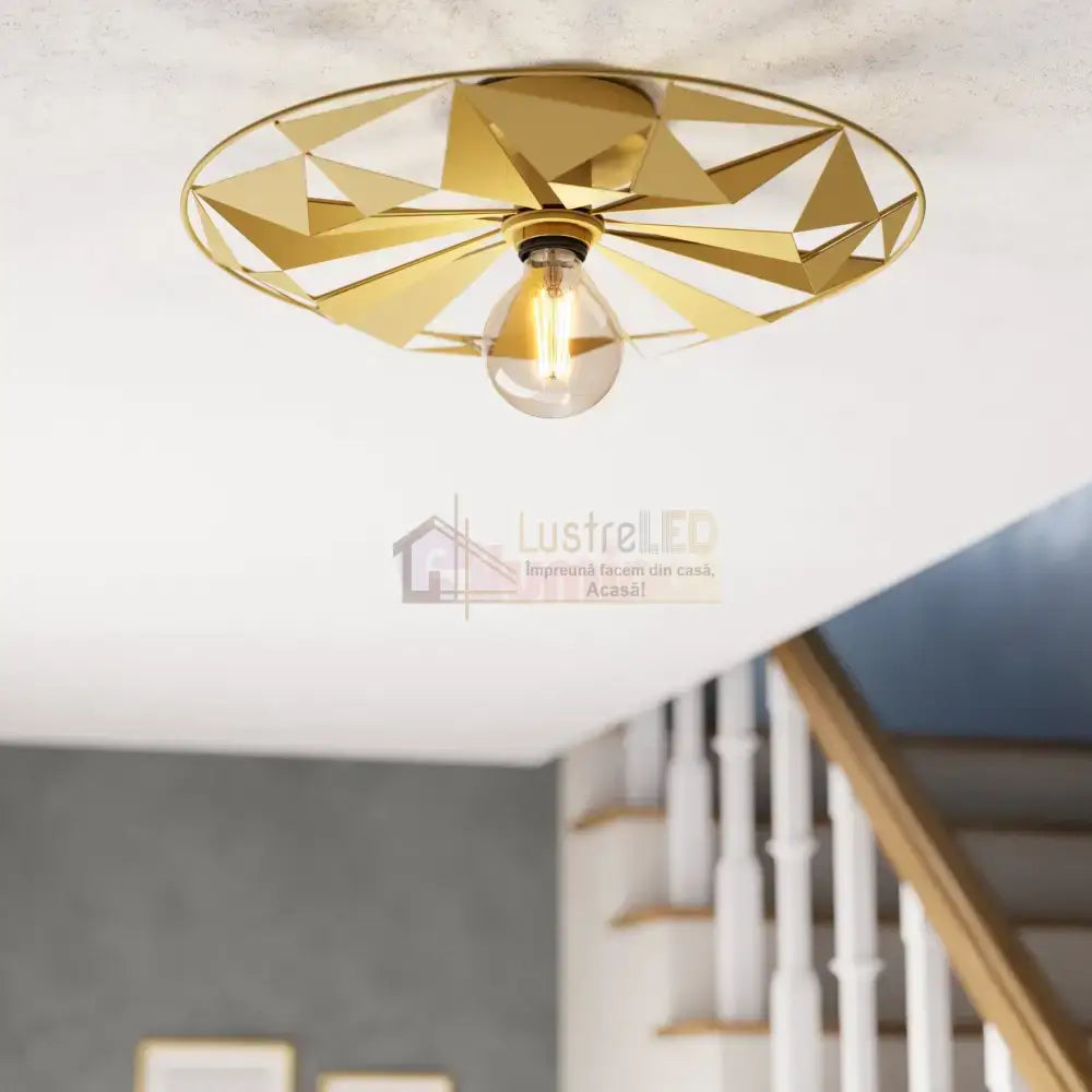 Lustra Vintage CASTANUELO Gold 42.5CM AURIE / SUSPENDATE / 42.5CM Chandeliers