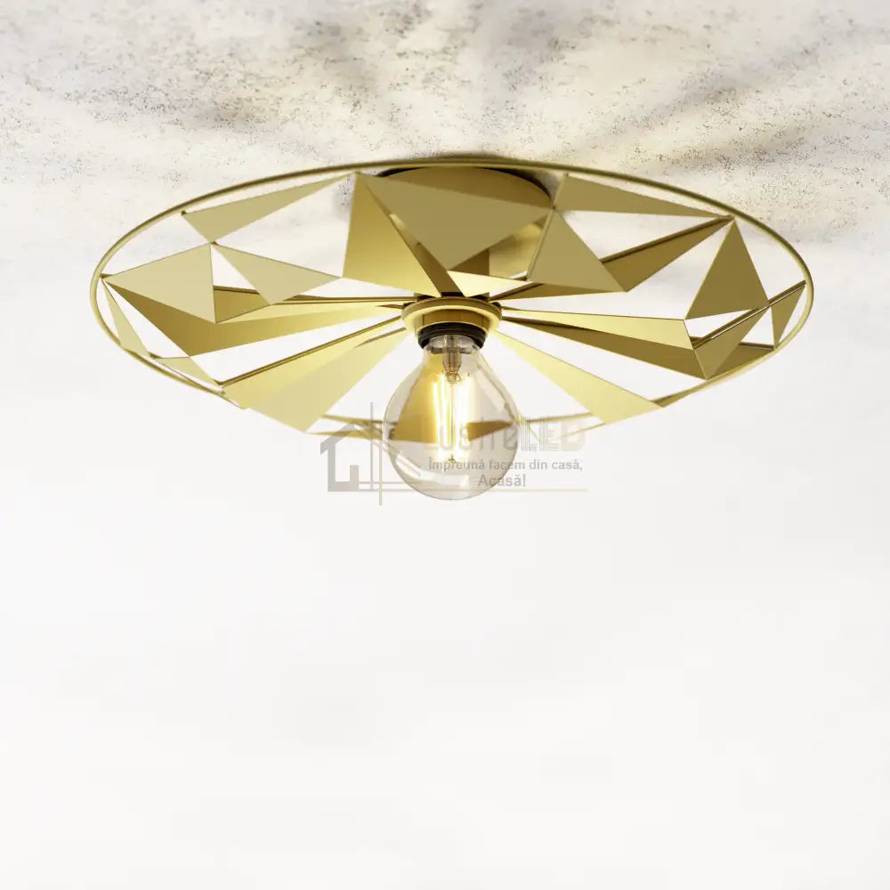 Lustra Vintage CASTANUELO Gold 42.5CM AURIE / SUSPENDATE / 42.5CM Chandeliers