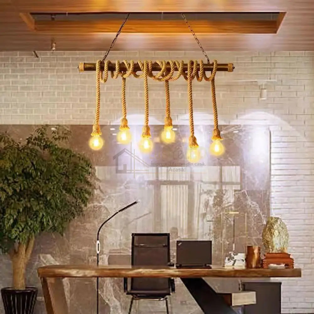 Lustra Vintage Design Madeira 6Xe27 Lighting Fixtures