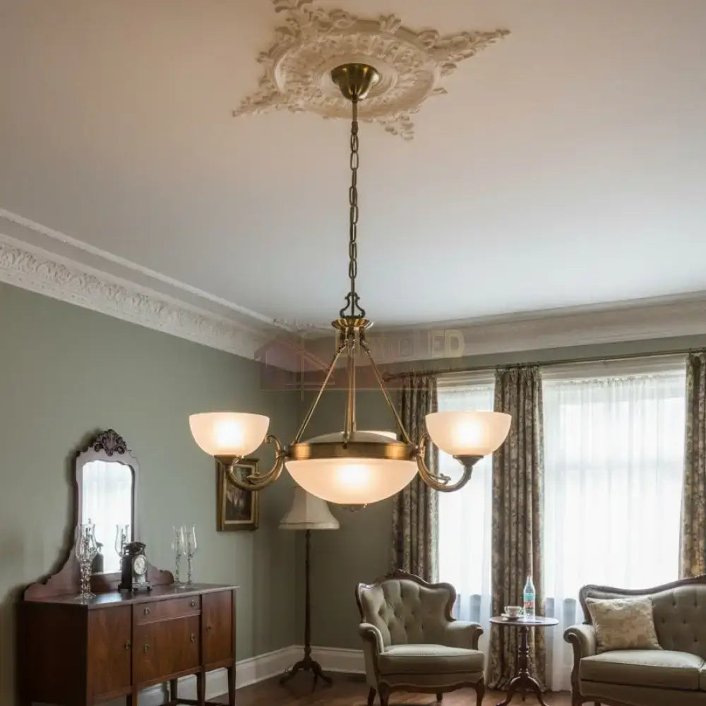 Lustra Vintage Maxi SAVOY Bronze 110x74CM BRONZ / VINTAGE SI RETRO DESIGN Lighting Fixtures