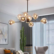 Lustra Abajur Fumuriu CAIRO 8xE27