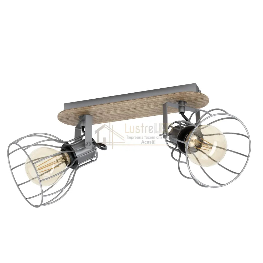 Lustra Vintage SAMBATELLO cu 2 Spoturi 34CM VINTAGE SI RETRO DESIGN / 34CM Chandeliers