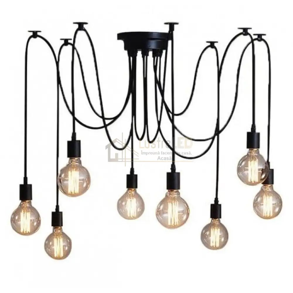 Lustra Vintage Spider 8Xe27 Lighting Fixtures