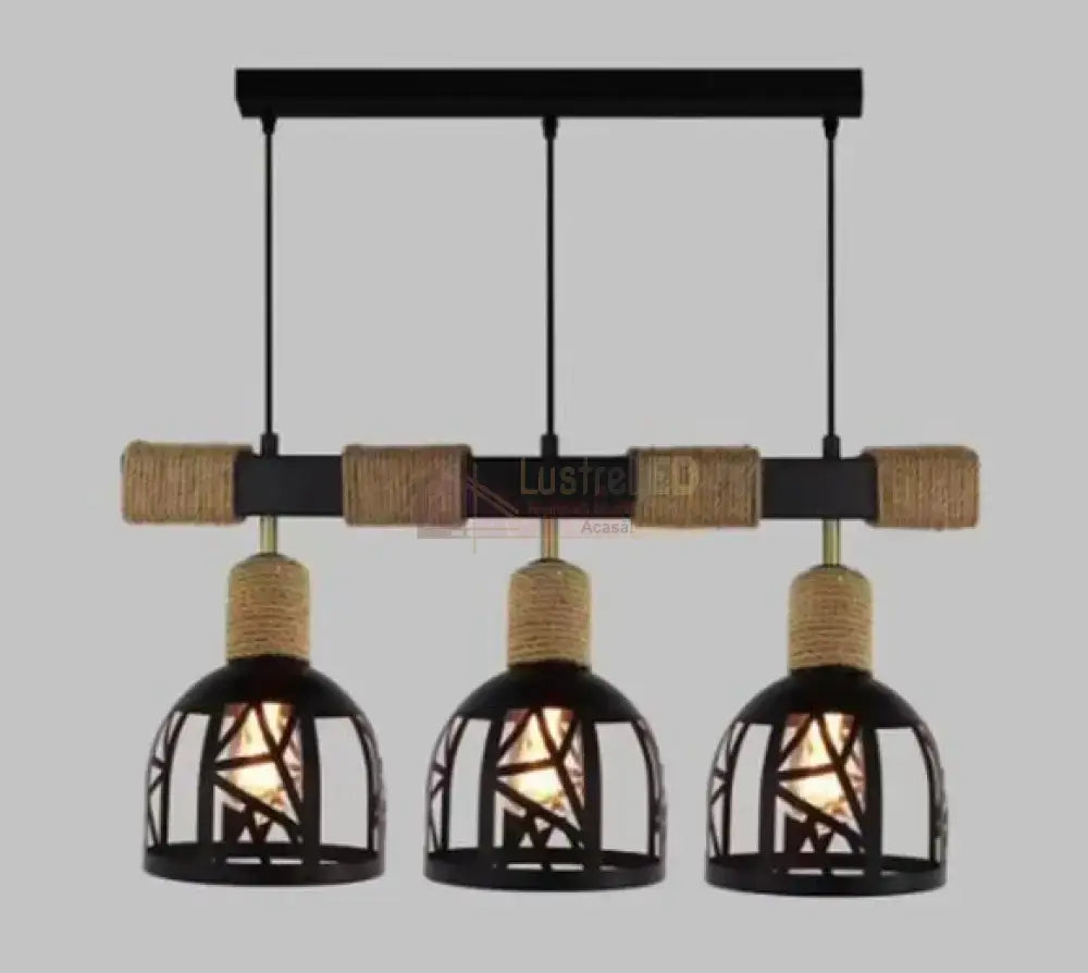 Lustra Vintage Vormir Black Lighting Fixtures