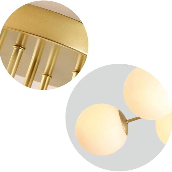 Lustra Abajur Mat GOLD 3xE14 Daya