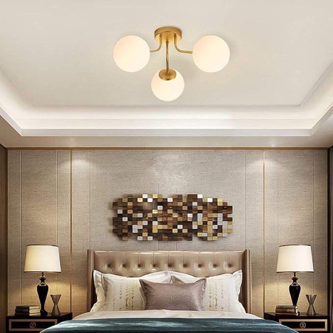 Lustra Abajur Mat GOLD 3xE14 Daya