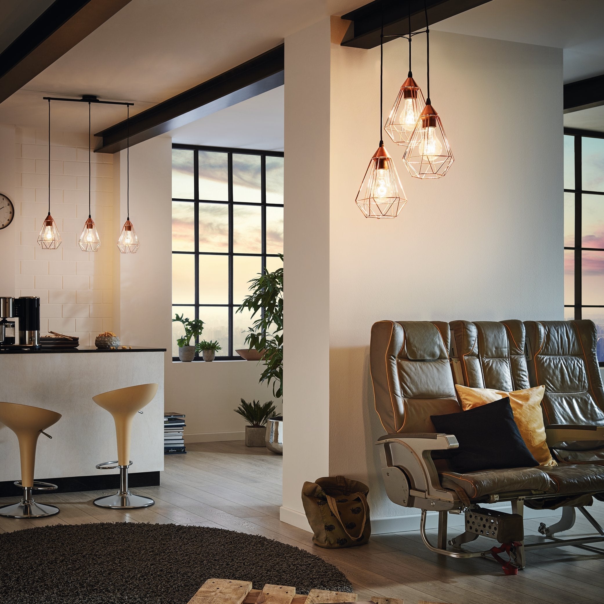 Lustra Vintage 3XE27 TARBES 94195