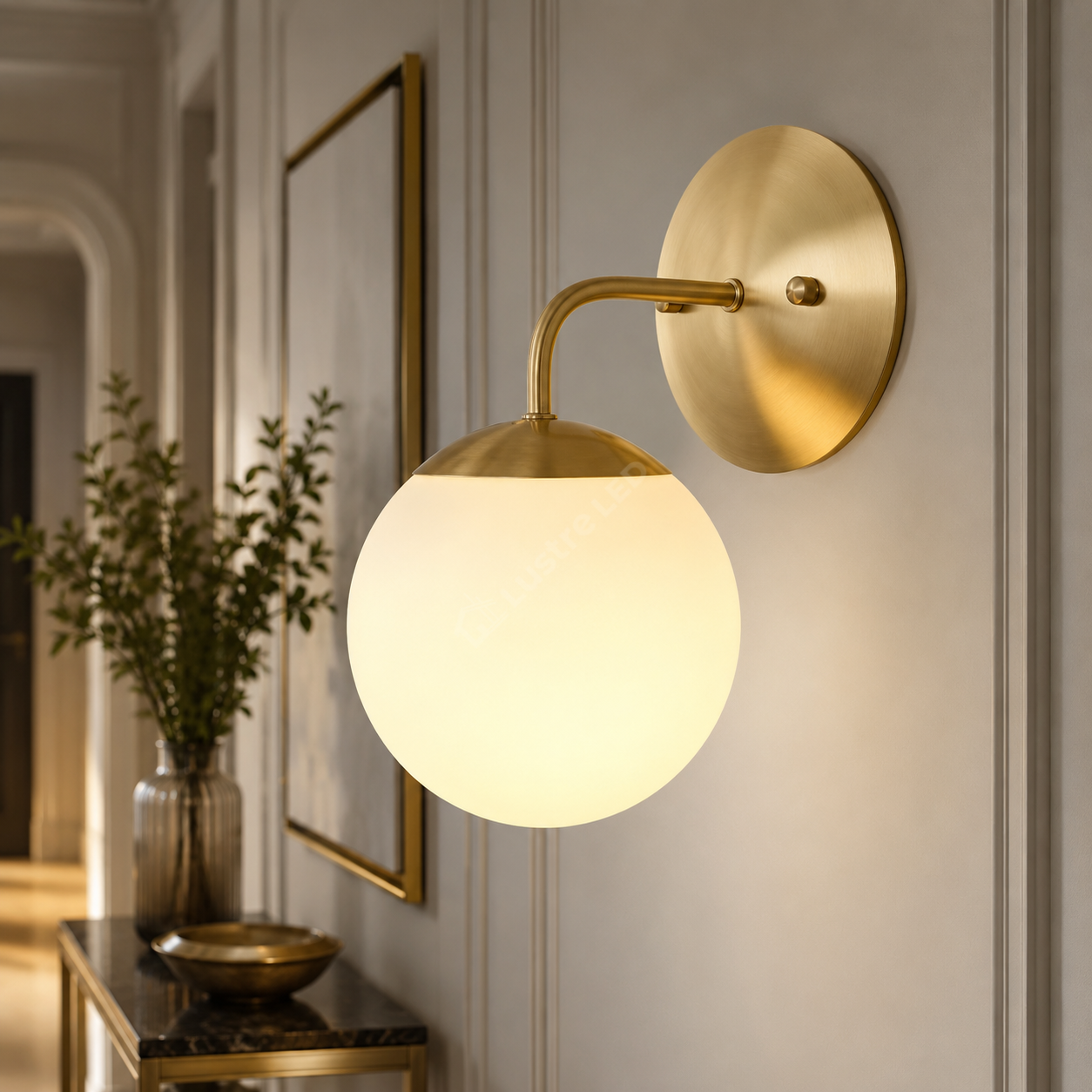 Aplica Abajur VESPRO Gold 1xE27 cu Abajur