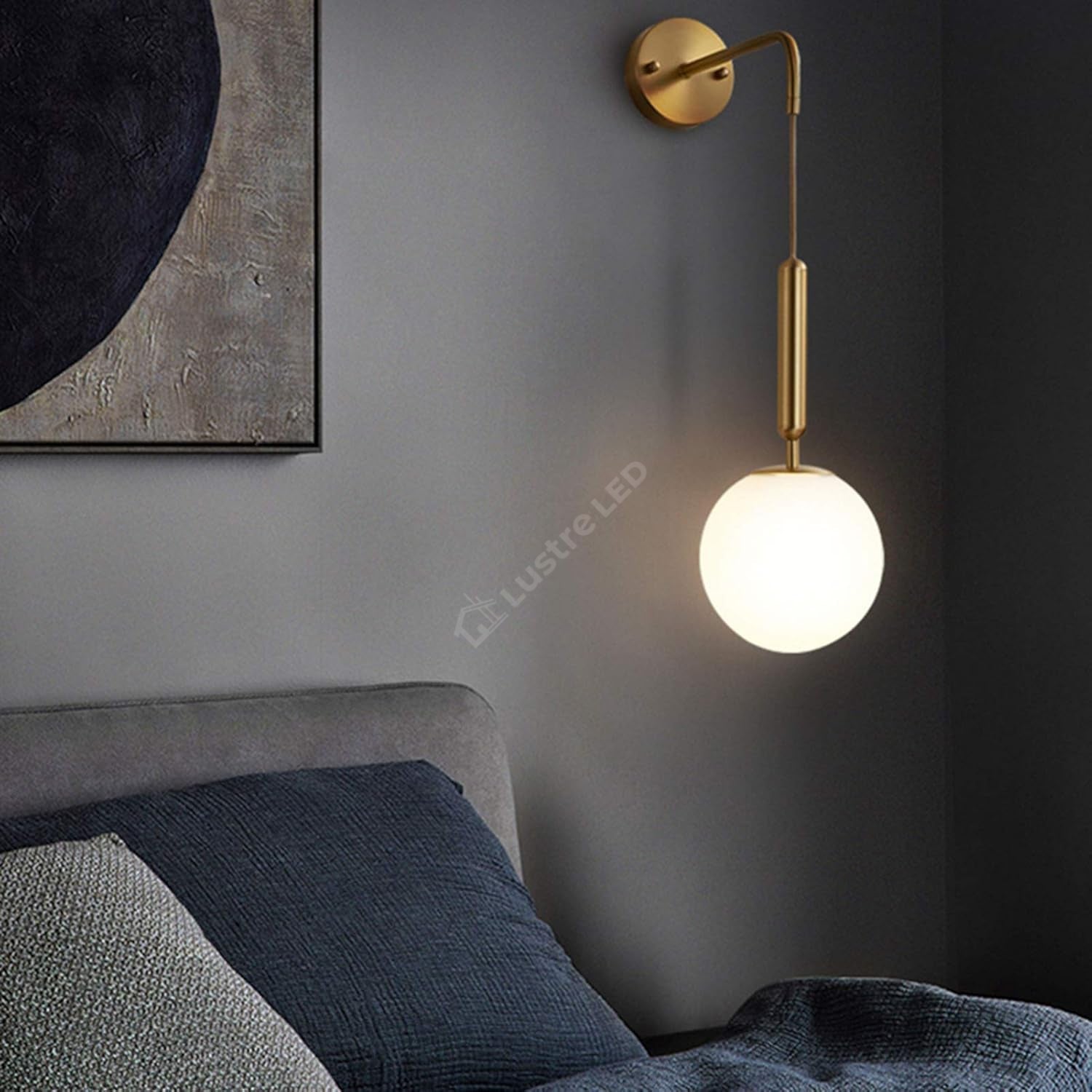 Aplica Ajustabila Nordic Style Abajur Mat Golden BD629/1