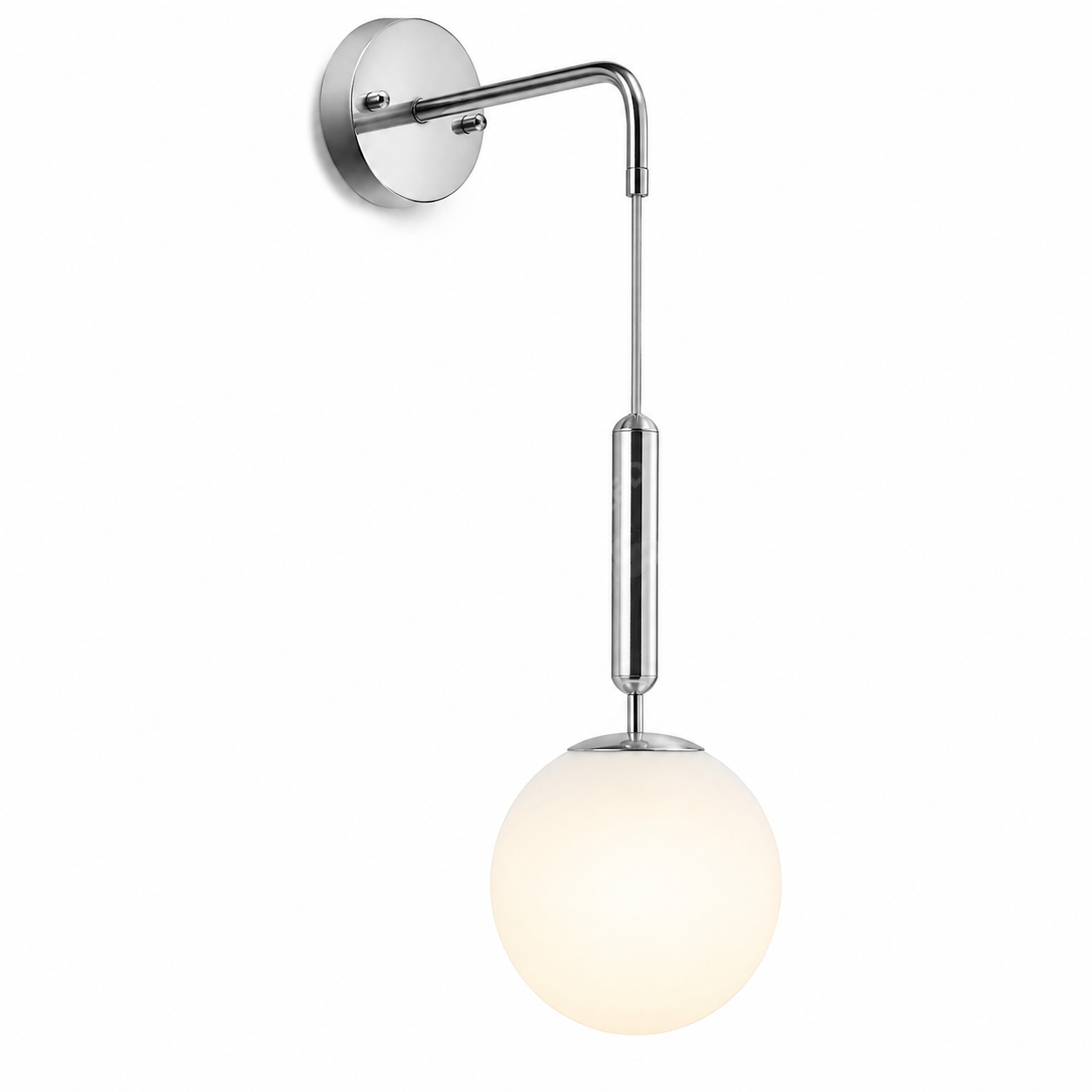 Aplica Ajustabila Nordic Style Abajur Mat Silver 2403CH