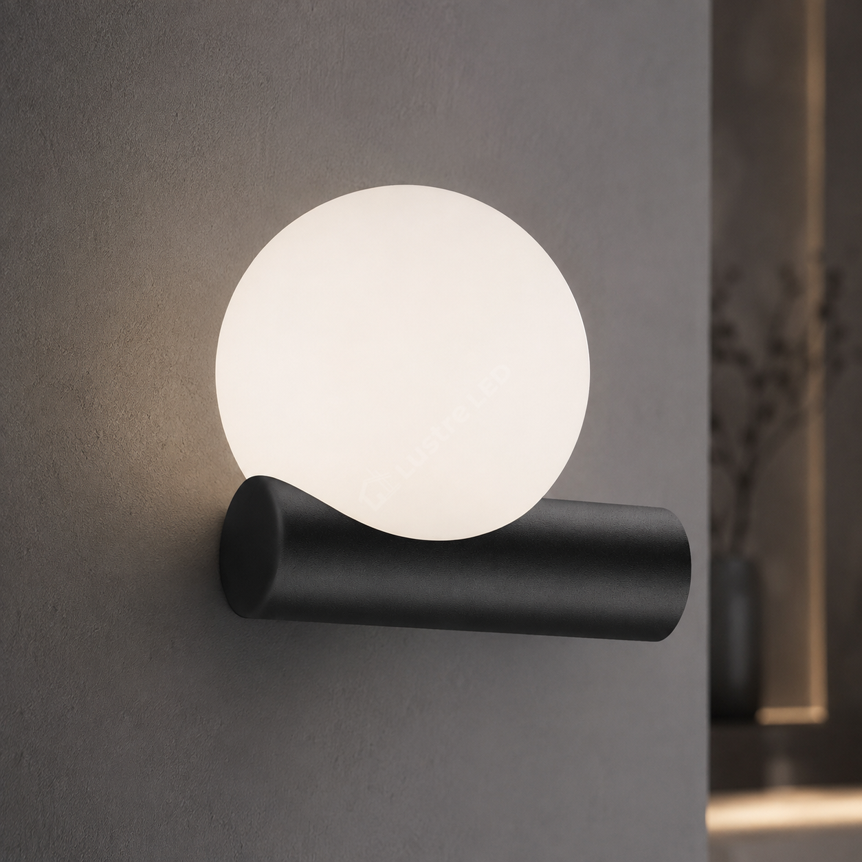 Aplica Black FORES cu Abajur 1xG9 15CM