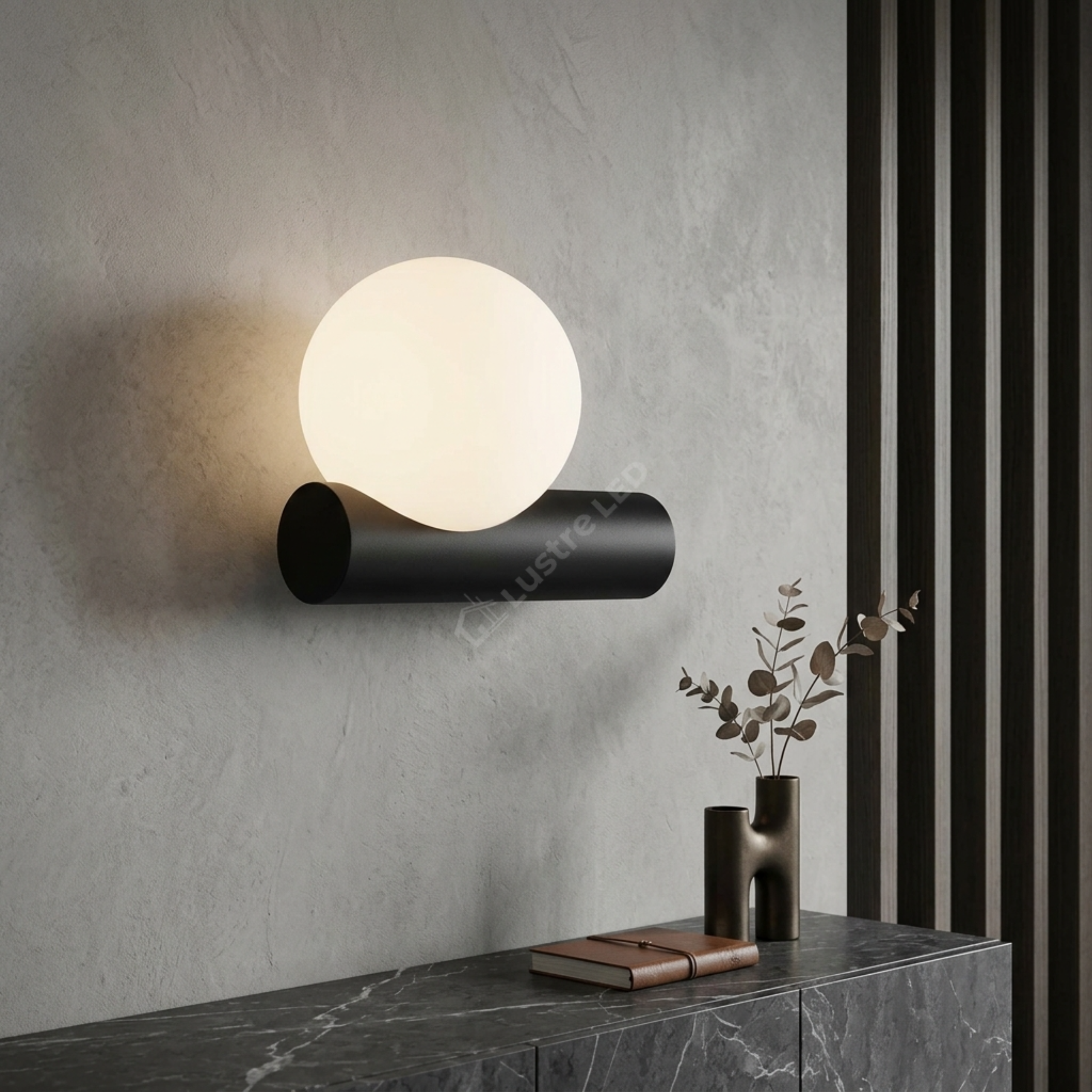 Aplica Black FORES cu Abajur 1xG9 15CM