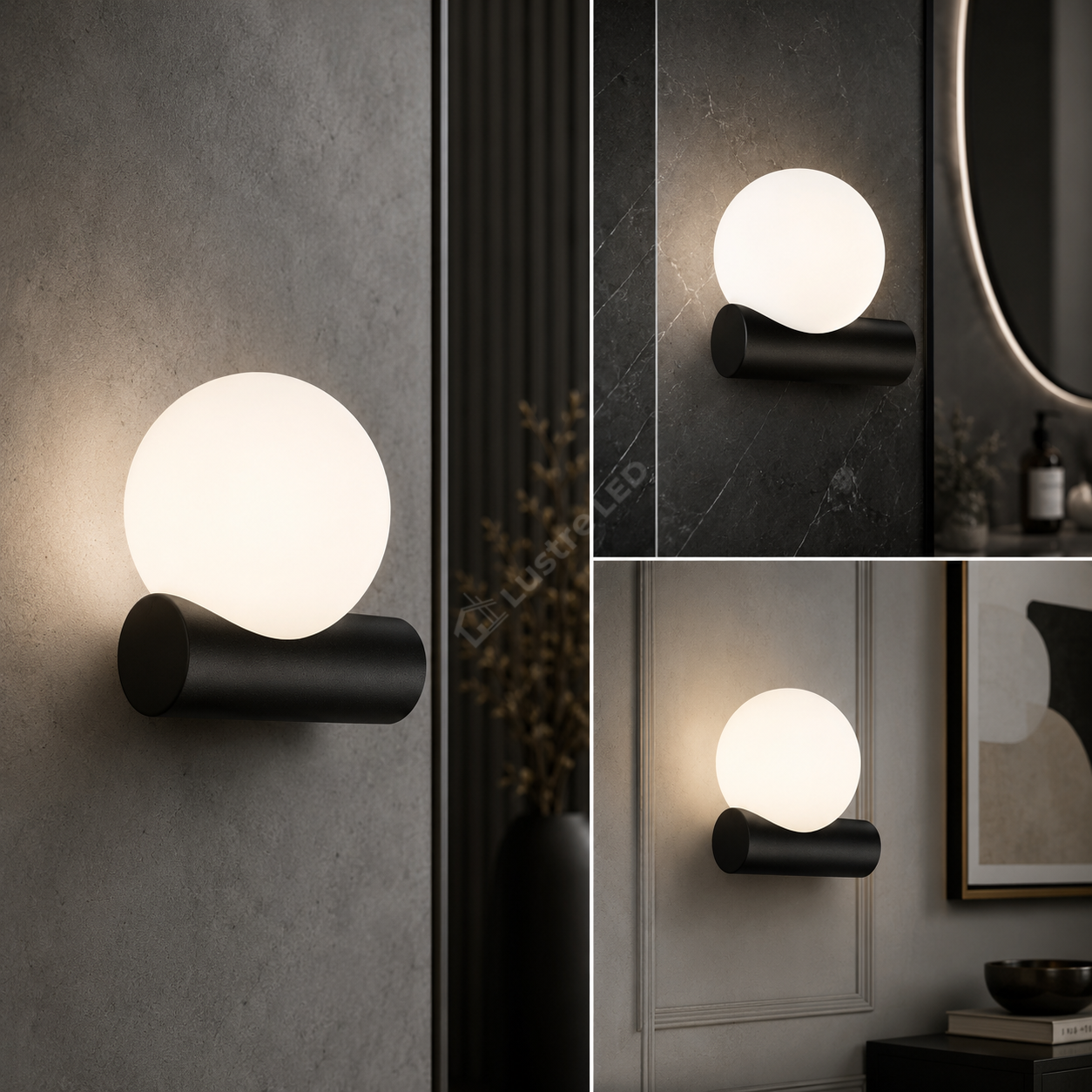 Aplica Black FORES cu Abajur 1xG9 15CM