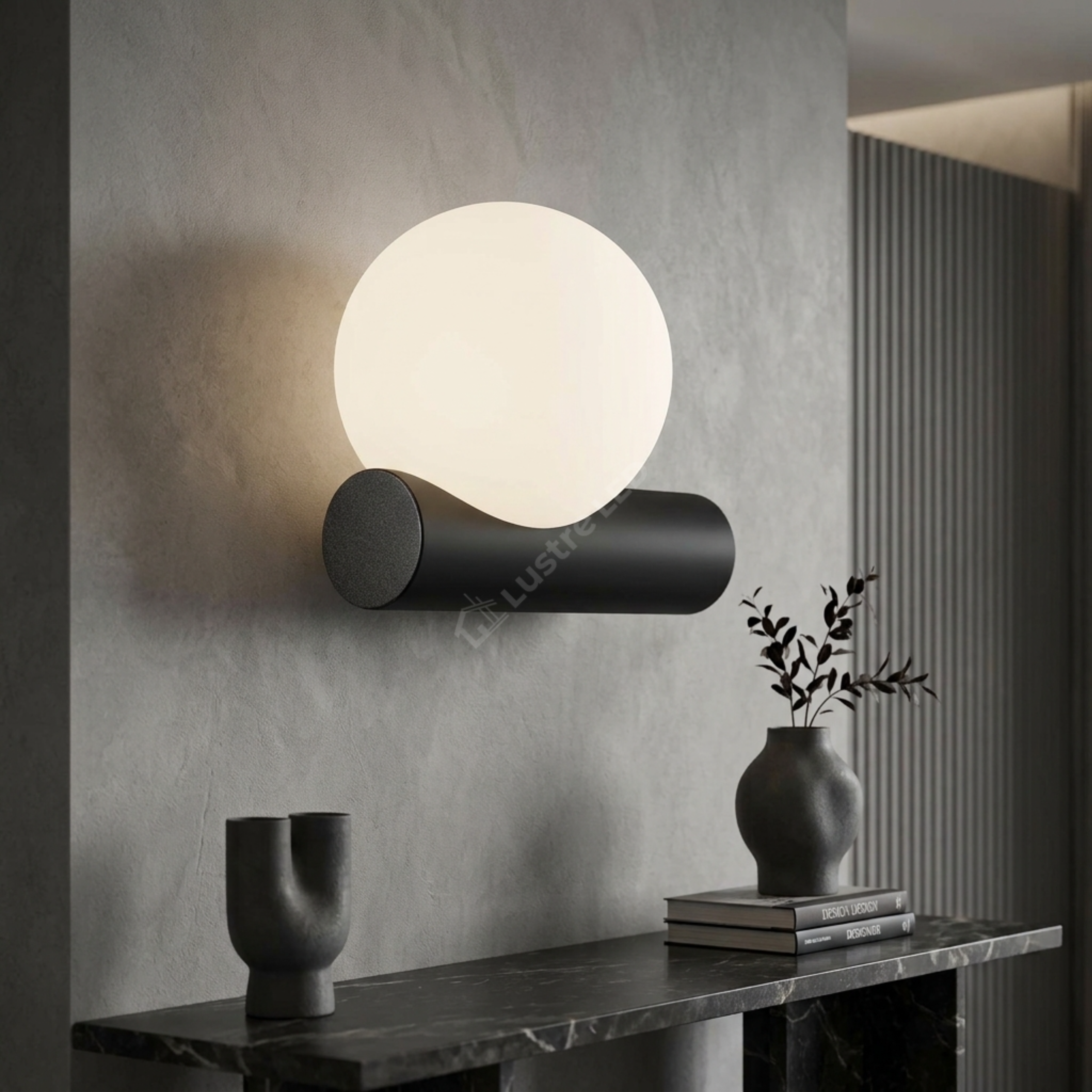 Aplica Black FORES cu Abajur 1xG9 15CM