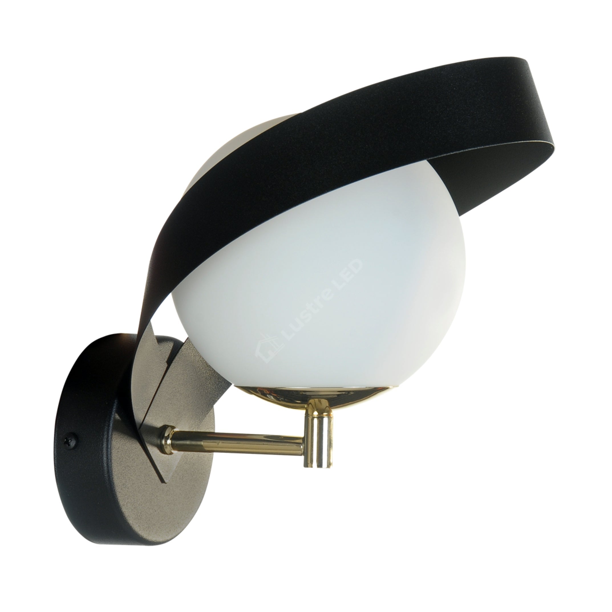 Aplica Black Gold FASCIA cu Abajur 1xE14 23CM