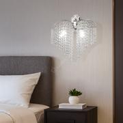 Aplica Cristal FREDA Silver 2xE27
