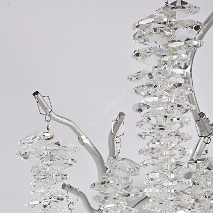 Aplica Cristal Silver Luxury Willow MINIMALIST DESIGN / ARGINTIE Wall Light Fixtures