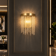 Aplica Cristal Willow Gold 2xE14
