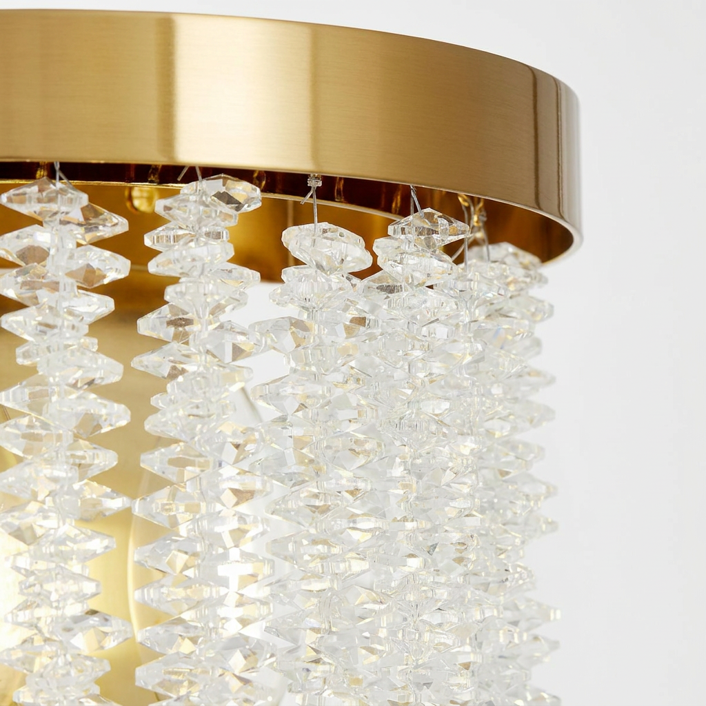 Aplica Cristal Willow Gold 2xE14