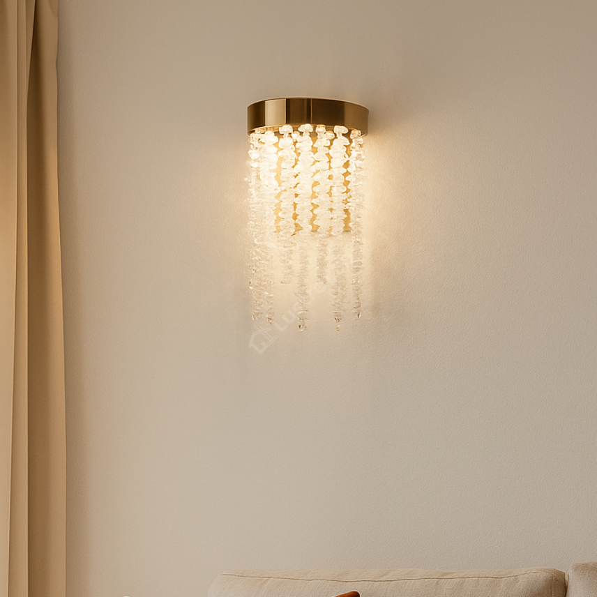 Aplica Cristal Willow Gold 2xE14