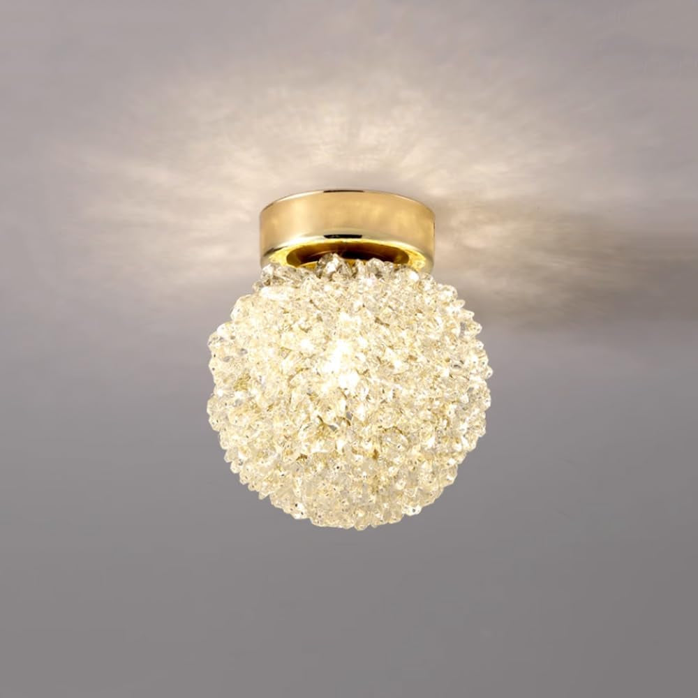 Aplica Crystal Golden Sponge 15cm 1277lm 3 Lumini