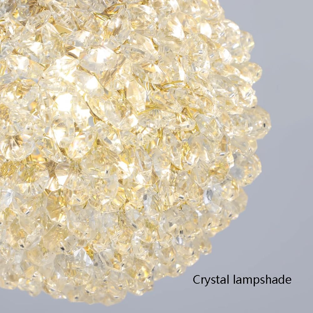 Aplica Crystal Golden Sponge 15cm 1277lm 3 Lumini