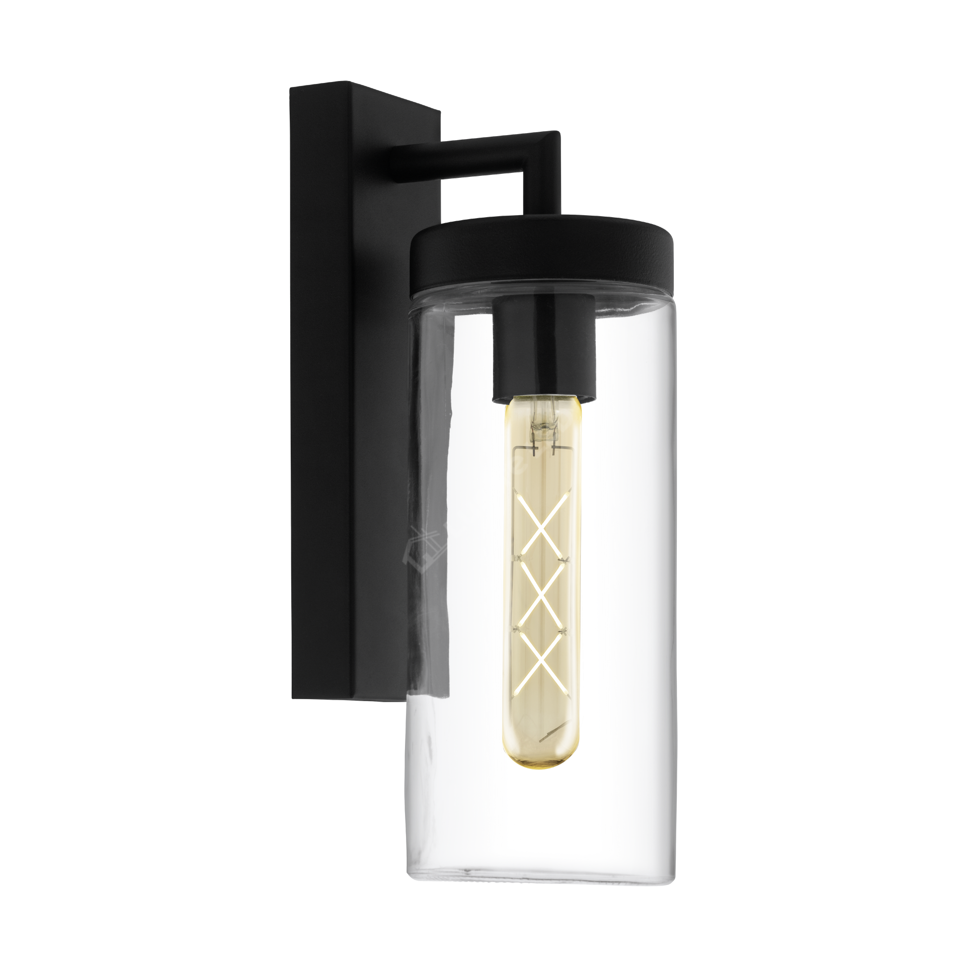 Aplica Exterior BOVOLONE Black Eglo NEAGRA / APLICA PERETE Wall Light Fixtures