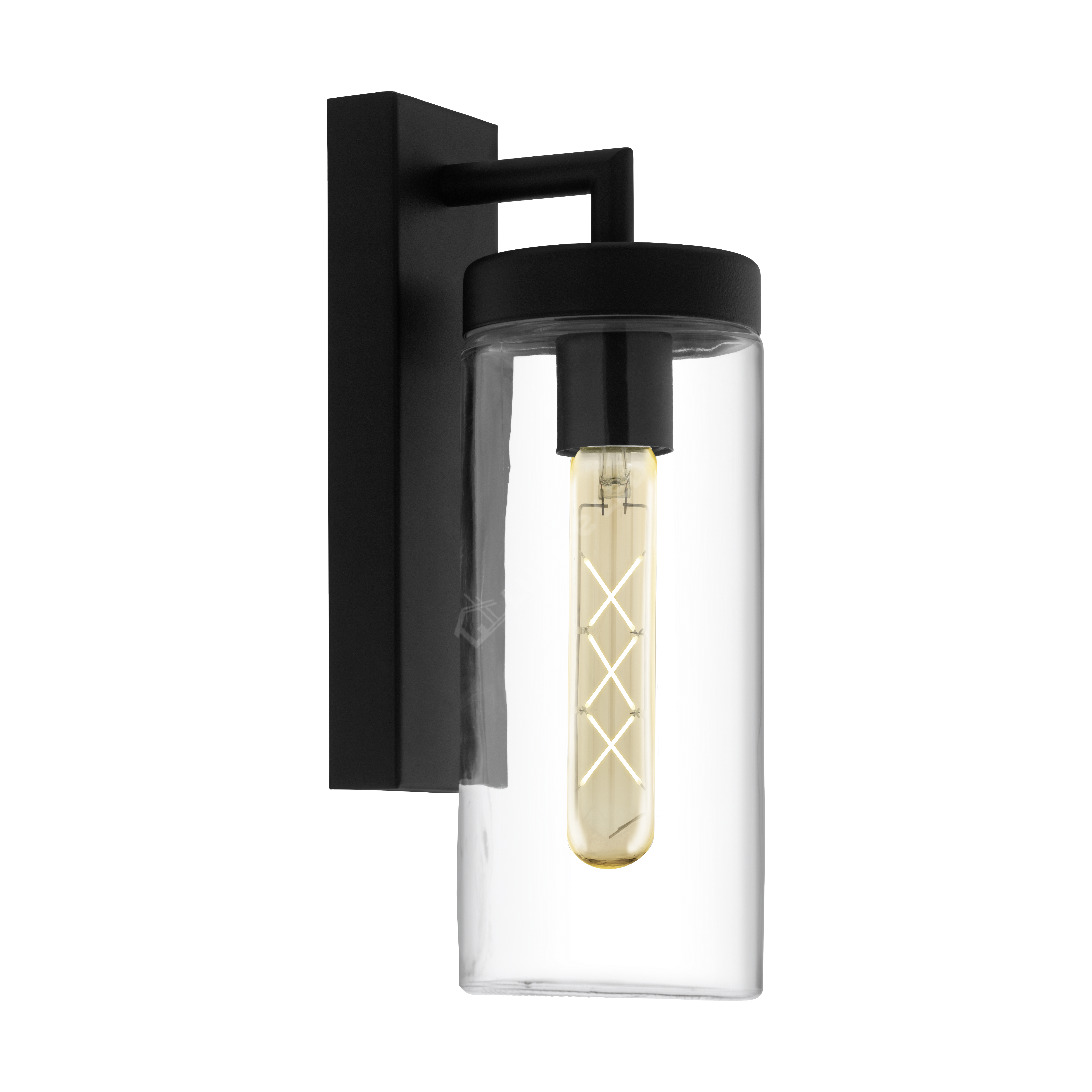 Aplica Exterior BOVOLONE Black Eglo NEAGRA / APLICA PERETE Wall Light Fixtures