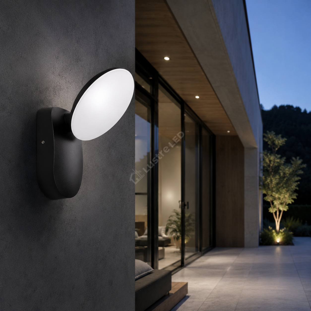 Aplica Exterior BRIGHTLIT LED Black 11W 4000K IP54 Echivalent 60W