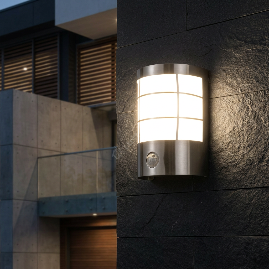 Aplica Exterior CERNO 1 Silver cu Senzor 20x14CM IP44