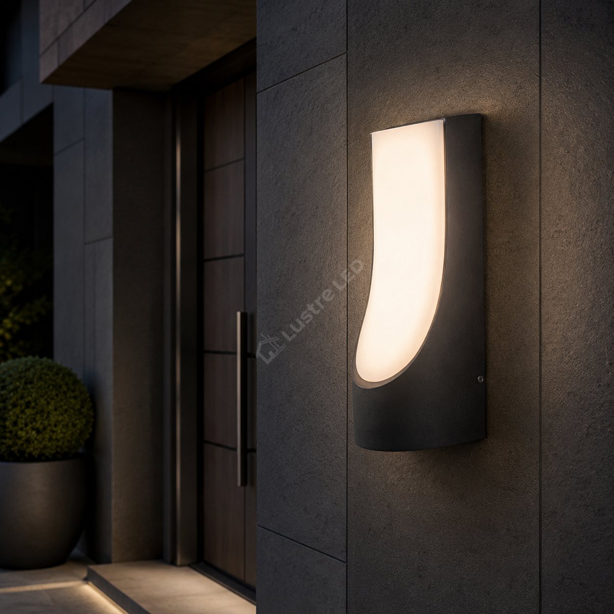 Aplica Exterior PORTAL LED Black 10W 3000K IP65 Echivalent 85W