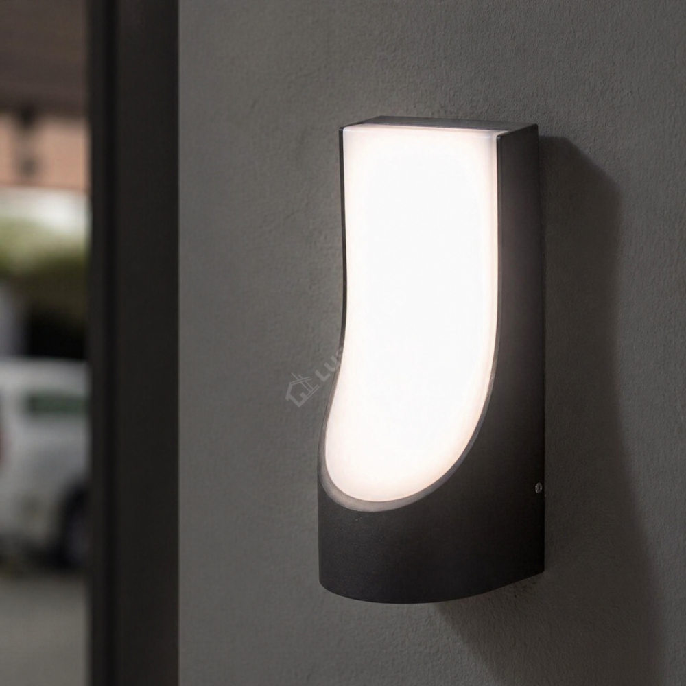 Aplica Exterior PORTAL LED Black 10W 3000K IP65 Echivalent 85W
