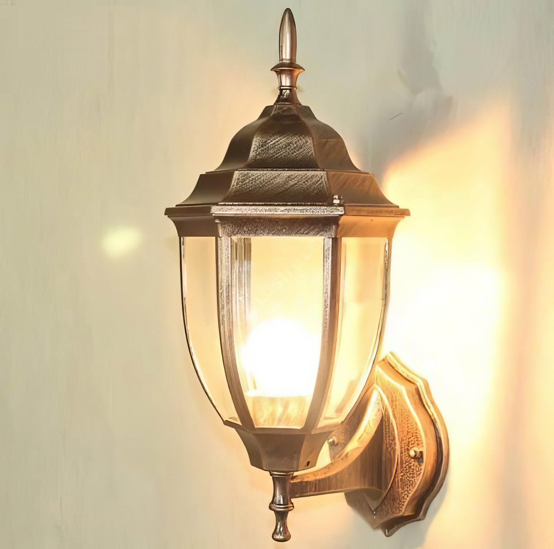 Aplica Exterior Tip Felinar 1XE27 GOLD IP65 AURIE Wall Light Fixtures