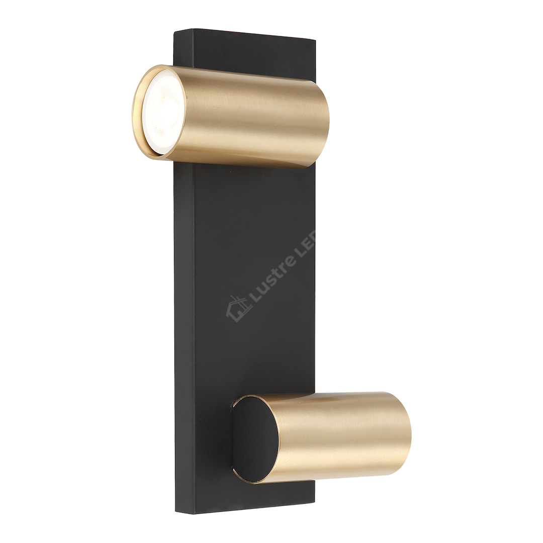 Aplica Genesis Black & Gold Premium cu 2 Spoturi Reglabile