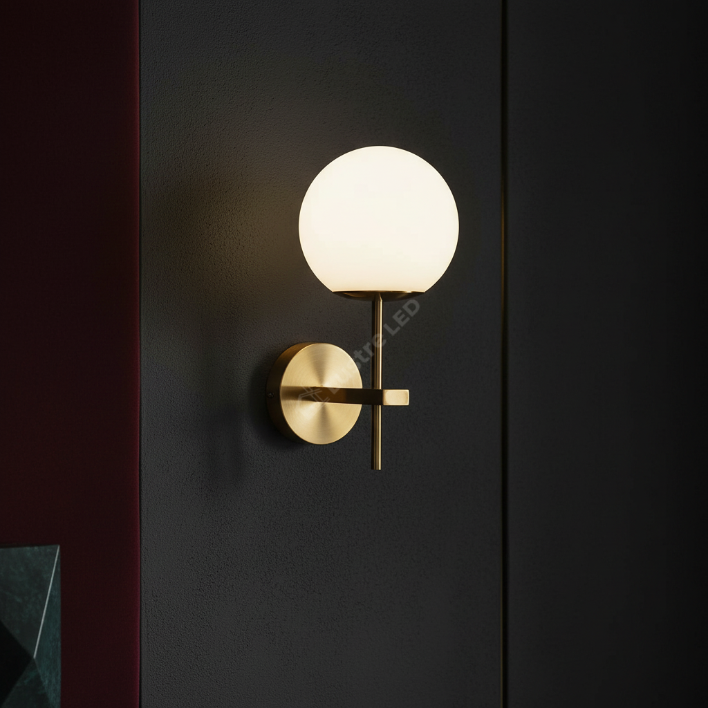 Aplica GENEVA 1xE27 Abajur Gold